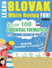 Learn Slovak While Having Fun! - Advanced: Intermediate to Practiced - Study 100 Essential Thematics with Word Search Puzzles - Vol.1 by Linguas Classics