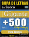 Sopa de Letras En Sueco Formato Gigante: 500 Rompecabezas Para Adultos - Vol.1 - Delta Classics - Edición Gigante - 10.000 Palabras - ¡Un Desafío Enor by Delta Classics