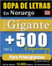 Sopa de Letras En Noruego Formato Gigante: 500 Rompecabezas Para Principiantes - Vol.1 - Delta Classics - Edición Gigante - 10.000 Palabras - ¡Un Desa by Delta Classics