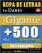 Sopa de Letras En Danés Formato Gigante: 500 Rompecabezas Para Avanzados - Vol.1 - Delta Classics - Edición Gigante - 10.000 Palabras - ¡Un Desafío En by Delta Classics