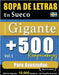 Sopa de Letras En Sueco Formato Gigante: 500 Rompecabezas Para Avanzados - Vol.1 - Delta Classics - Edición Gigante - 10.000 Palabras - ¡Un Desafío En by Delta Classics