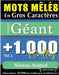 Mots Mêlés En Gros Caractères Format Géant: 1.000 Grilles Niveau Avancé - Vol.1 - Delta Classics - Édition Géante - 20.000 Mots À Débusquer, Le Défi U by Delta Classics