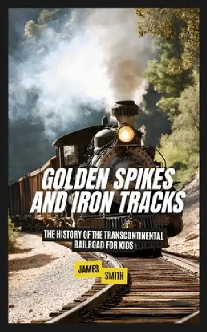 Golden Spikes and Iron Tracks: The History of the Transcontinental Railroad For Kids by James Smith