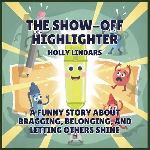 The Show-Off Highlighter: A Funny Story About Bragging, Belonging, and Letting Others Shine by Holly Lindars