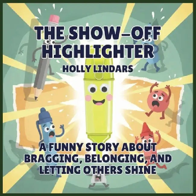 The Show-Off Highlighter: A Funny Story About Bragging, Belonging, and Letting Others Shine by Holly Lindars