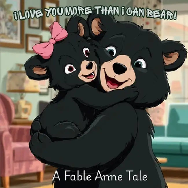 Brown Bear, I Love You More Than I Can Bear (Girls) by Fable Anne