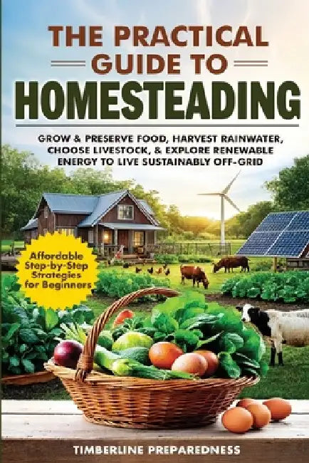 The Practical Guide to Homesteading: Affordable Step-by-Step Strategies for Beginners-Grow & Preserve Food, Harvest Rainwater, Choose Livestock, Explo by Timberline Preparedness