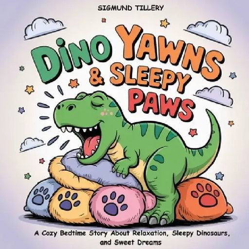 Dino Yawns & Sleepy Paws: A Cozy Bedtime Story About Relaxation, Sleepy Dinosaurs, and Sweet Dreams by Sigmund Tillery