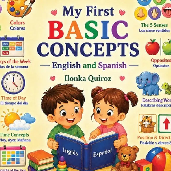 My First Basic Concepts - English and Spanish by Ilonka Quiroz