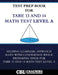 Test Prep Book For TABE 13 and 14 Math Test Level A by Coaching for Better Learning