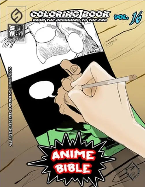 Anime Bible From The Beginning To The End Vol. 16: Coloring book by Javier Ortiz