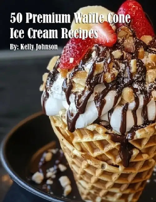 50 Premium Waffle Cone Ice Cream Recipes by Kelly Johnson