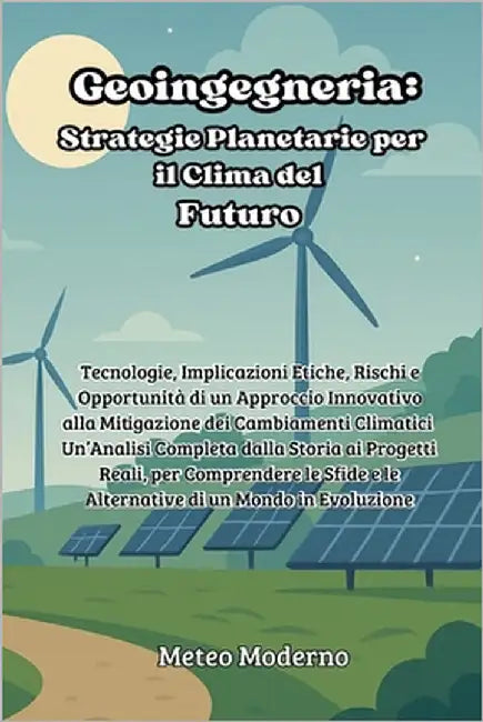 Geoingegneria: Tecnologie, Implicazioni Etiche, Rischi e Opportunità di un Approccio Innovativo alla Mitigazione dei Cambiamenti Climatici - Un'Analis by Moderno, Meteo
