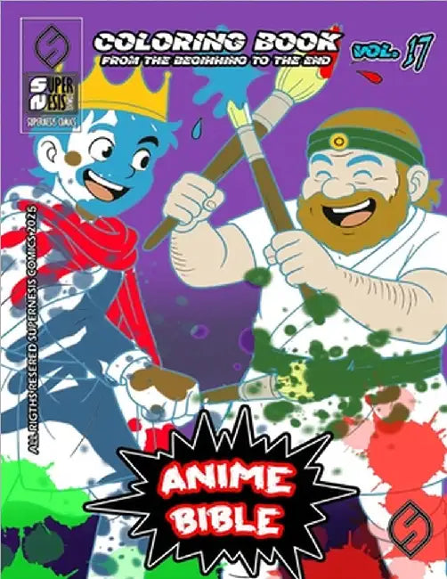 Anime Bible From The Beginning To The End Vol. 17: Coloring book by Javier Ortiz