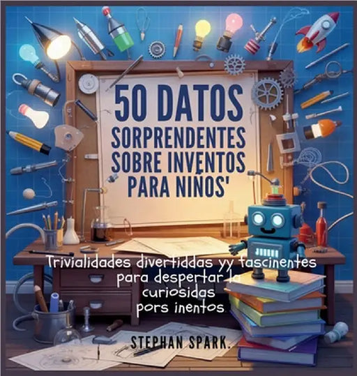 50 Datos Asombrosos Sobre Inventos Para Niños: Curiosidades Divertidas Y Fascinantes Para Despertar La Curiosidad Por Los Inventos! by Stephan Spark