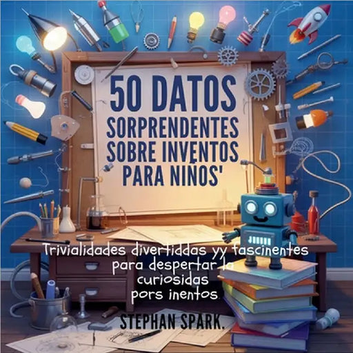 50 Datos Asombrosos Sobre Inventos Para Niños: Curiosidades Divertidas Y Fascinantes Para Despertar La Curiosidad Por Los Inventos! by Stephan Spark
