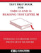 Test Prep Book for TABE 13 and 14 Reading Test Level M by Coaching For Better Learning