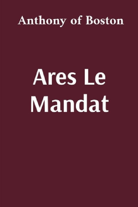 Ares Le Mandat: the first digital edition uploaded in November of 2019 by Anthony Of Boston