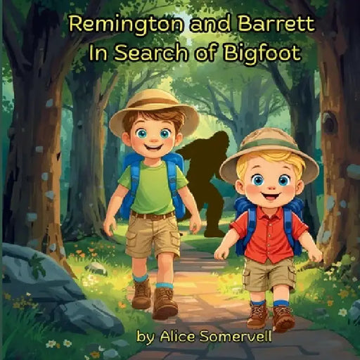 Remington and Barrett in Search of Bigfoot by Alice Somervell