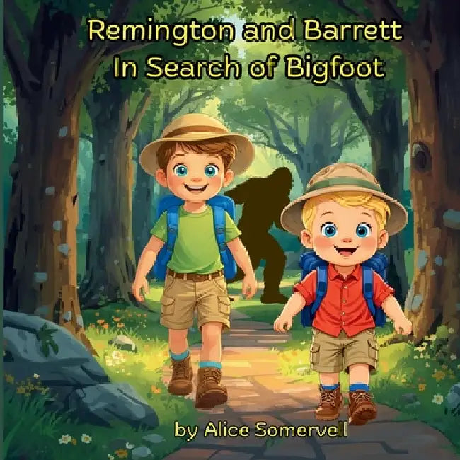 Remington and Barrett in Search of Bigfoot by Alice Somervell
