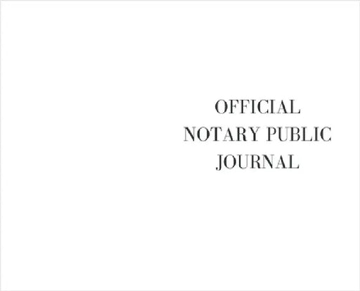 The Official Notary Journal by Rsn