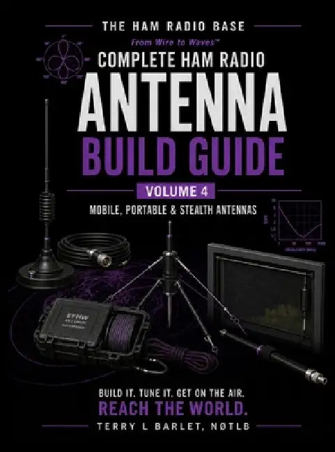 Ham Radio Base Antenna Build Guide: Volume 4: Mobile, Portable & Stealth Antennas by Terry L. Barlet