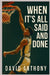 When it's All Said and Done: A Preview of an NBA Legend by David Anthony, Steven Bookhart