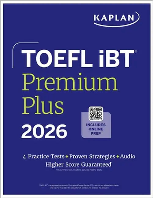 TOEFL IBT Premium Plus 2026 by Kaplan Test Prep