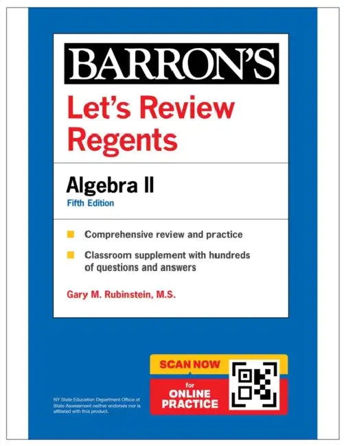 Let's Review Regents: Algebra II, Fifth Edition (Barron's New York Regents) by Gary M. Rubenstein