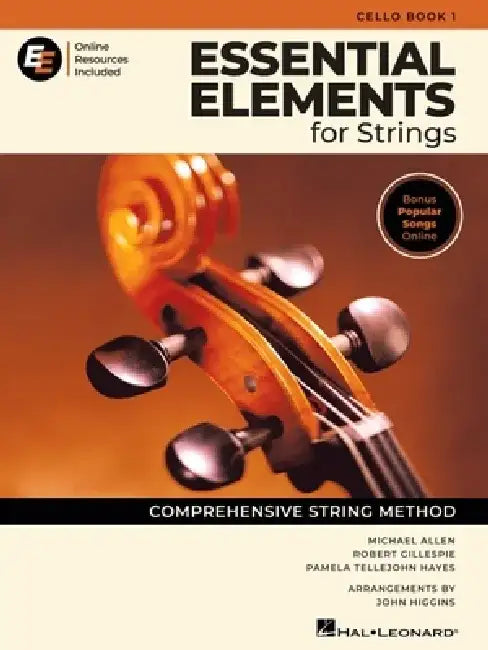 Essential Elements for Strings - Cello Book 1 with Online Resources by Robert Gillespie