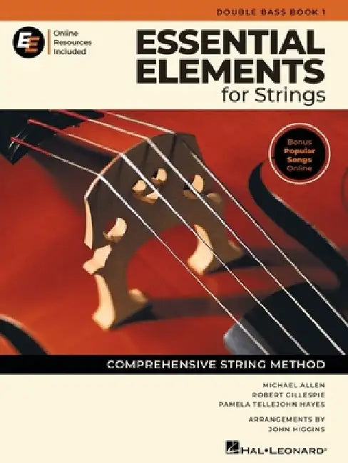 Essential Elements for Strings - Double Bass Book 1 with Online Resources by Robert Gillespie