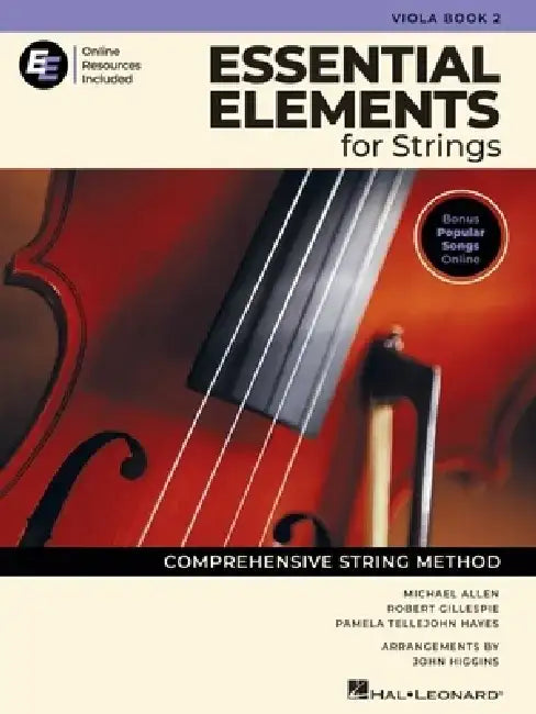 Essential Elements for Strings - Viola Book 2 with Online Resources by Robert Gillespie