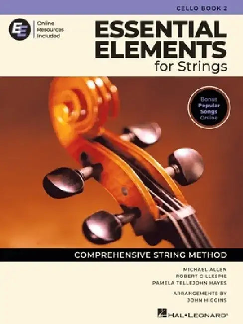 Essential Elements for Strings - Cello Book 2 with Online Resources by Robert Gillespie