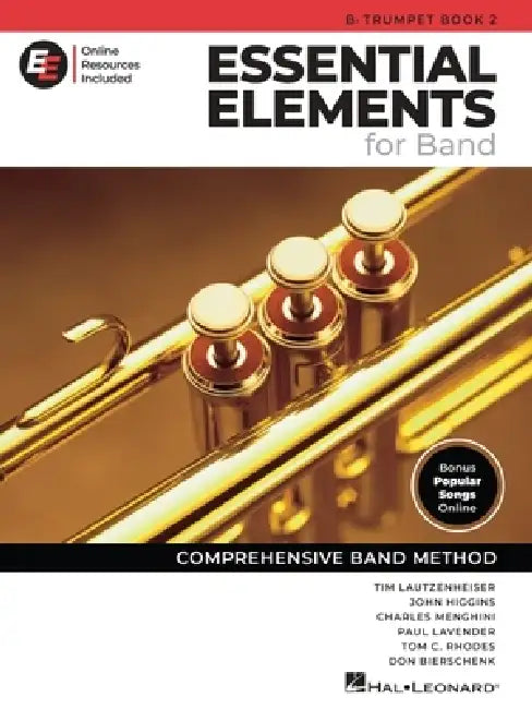 Essential Elements for Band - BB Trumpet Book 2 with Online Audio and Video by Tim Lautzenheiser, Paul Lavender, Charles Menghini