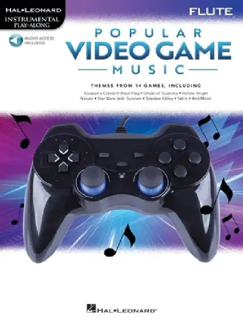 Popular Video Game Music Flute Play-Along Book with Online Audio