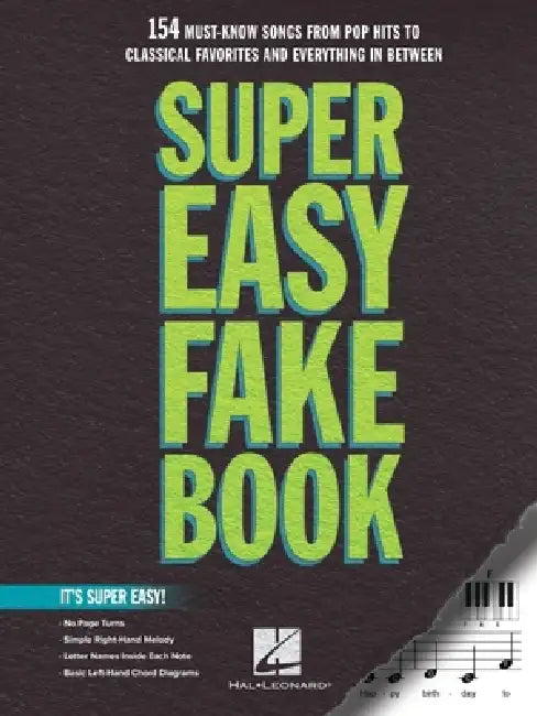 Super Easy Fake Book - 154 Songs with Lyrics