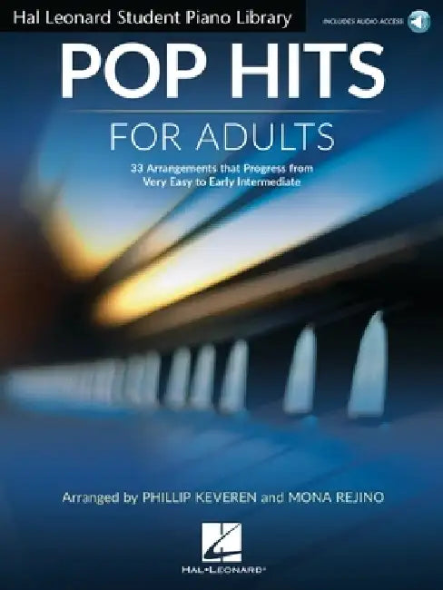Pop Hits for Adults: 33 Arrangements That Progress from Very Easy to Early Intermediate