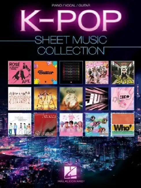 K-Pop Sheet Music Collection - 15 Songs Arranged for Piano/Vocal/Guitar