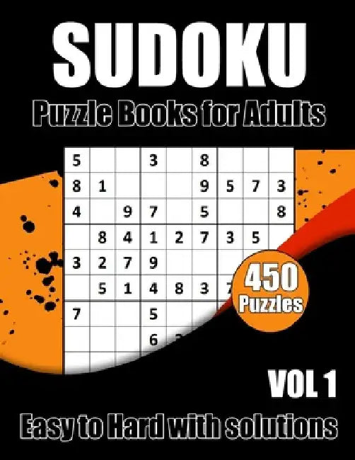 Sudoku Puzzles Easy to Hard: 450 Sudokus puzzle book for adults With Full Solutions by Lotfi Publishing