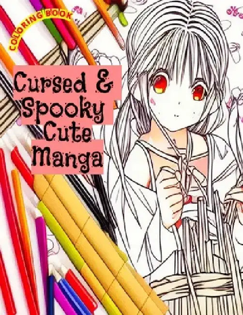 Cursed & Spooky Cute Manga: Coloring Book by William Jimenez