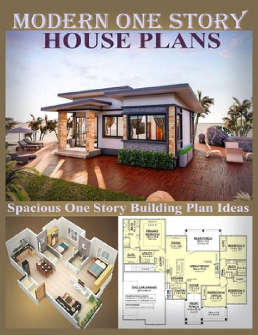 Modern One Story House Plans: Spacious One Story Building Plan Ideas by Oluchi Ogbonna