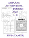 Airplane Activity Book for Kids Ages 4 - 8 by Rae Maker