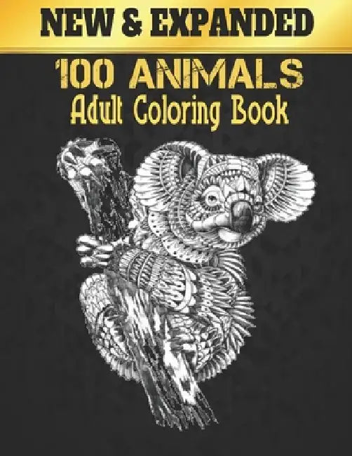 Animals Adult Coloring Book: An Adult Coloring Book with Lions, Owls, Horses, Dogs, Cats by Ali Coloring