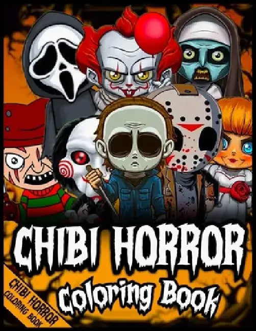 Chibi Horror coloring book: Creepy Chibi coloring book by Candace Thomas