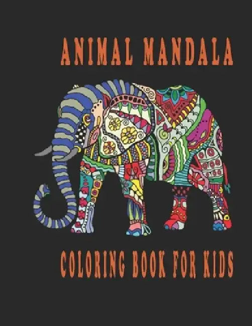 animal mandala coloring book for kids: Coloring Pages of Relaxing Mandala by Oussama Zinaoui