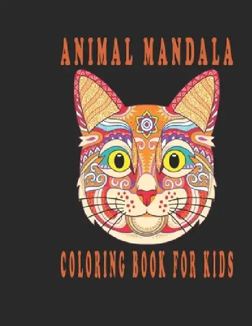 animal mandala coloring book for kids: creative coloring pages for girls & boys by Oussama Zinaoui