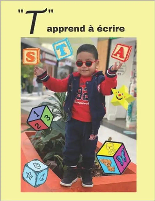 " T " apprend à écrire: Apprendre à tracer et suivre les pointillés by Blanc, Elsa