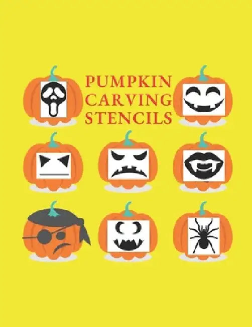 Pumpkin Carving Stencils: Halloween Templates Patterns by Colors of the World