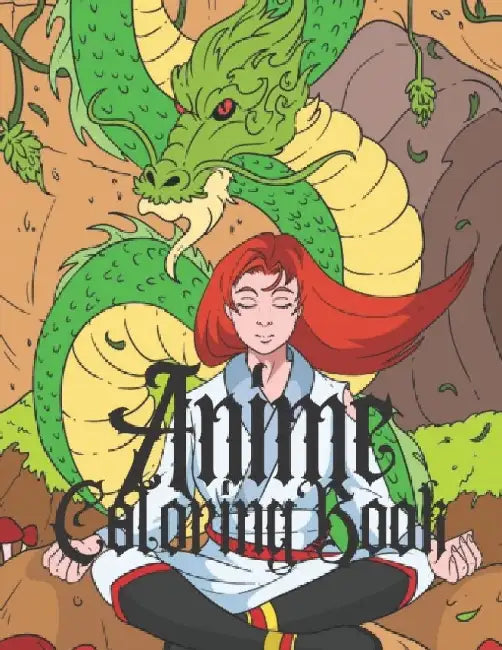 Anime Coloring Books by Mark Dela Cruz