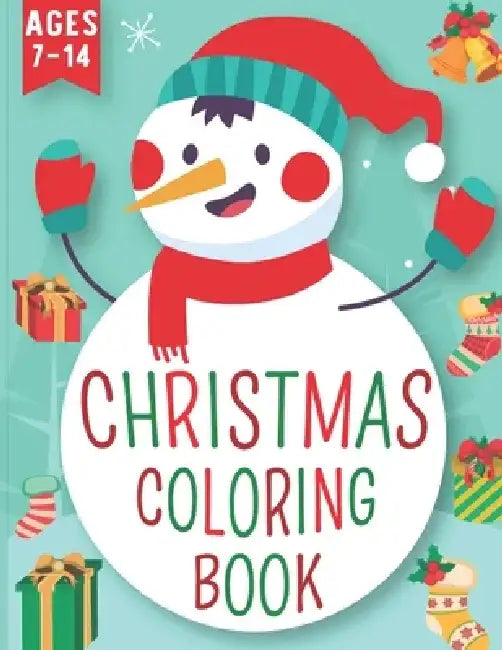 christmas coloring book ages 7-14: Christmas Trees, Reindeer by Oussama Zinaoui
